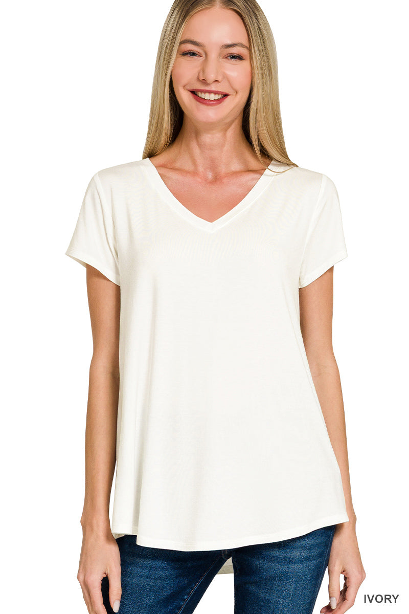 Zenana Every Day V neck T-Shirt