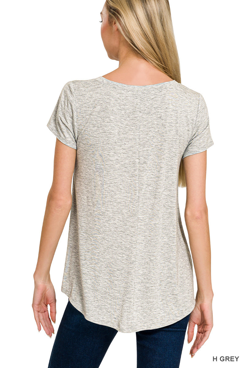 Zenana Every Day V neck T-Shirt