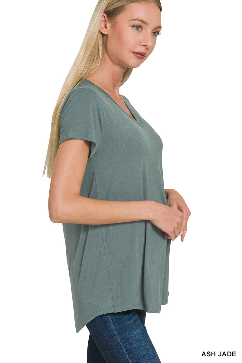 Zenana Every Day V neck T-Shirt
