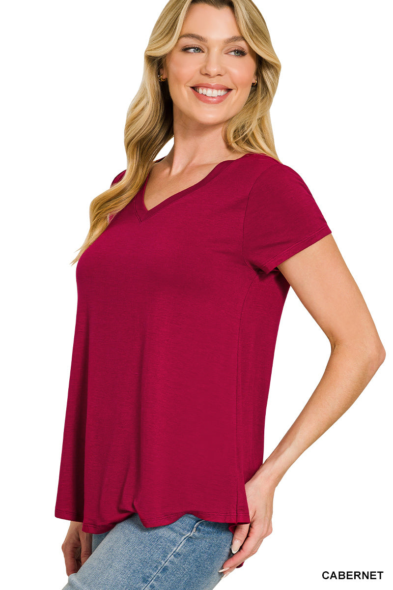 Zenana Every Day V neck T-Shirt