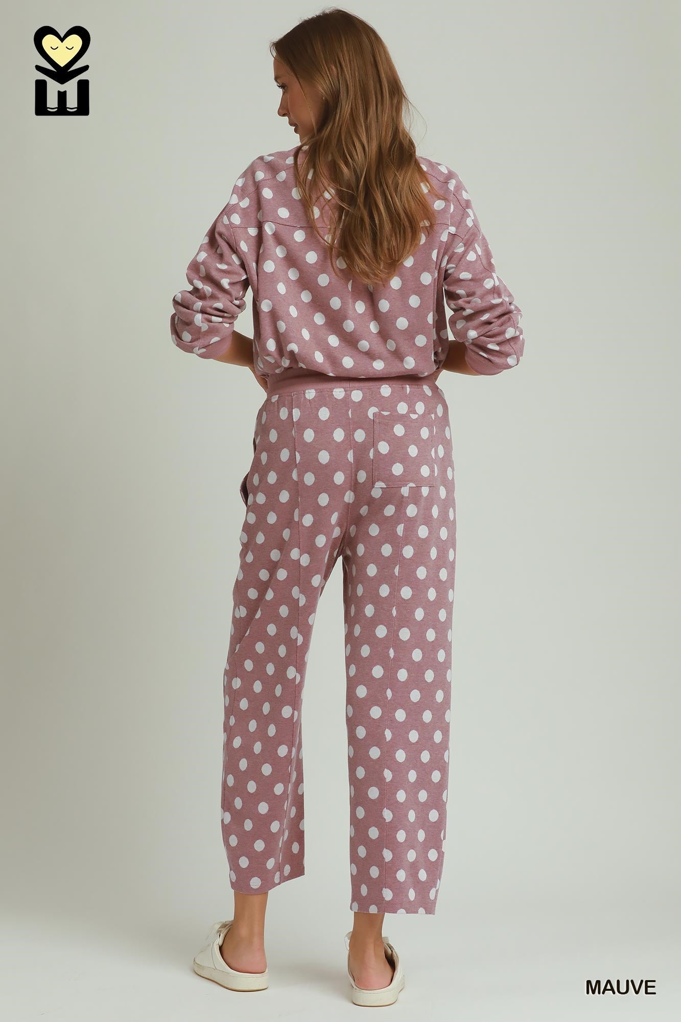 MOHMe by Umgee Polka Dot Barrell Pants