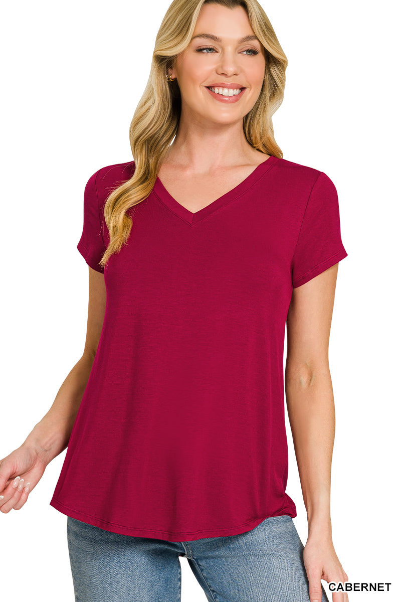 Zenana Every Day V neck T-Shirt