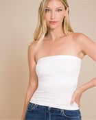 ZENANA COTTON TUBE BUILT-IN BRA TOP