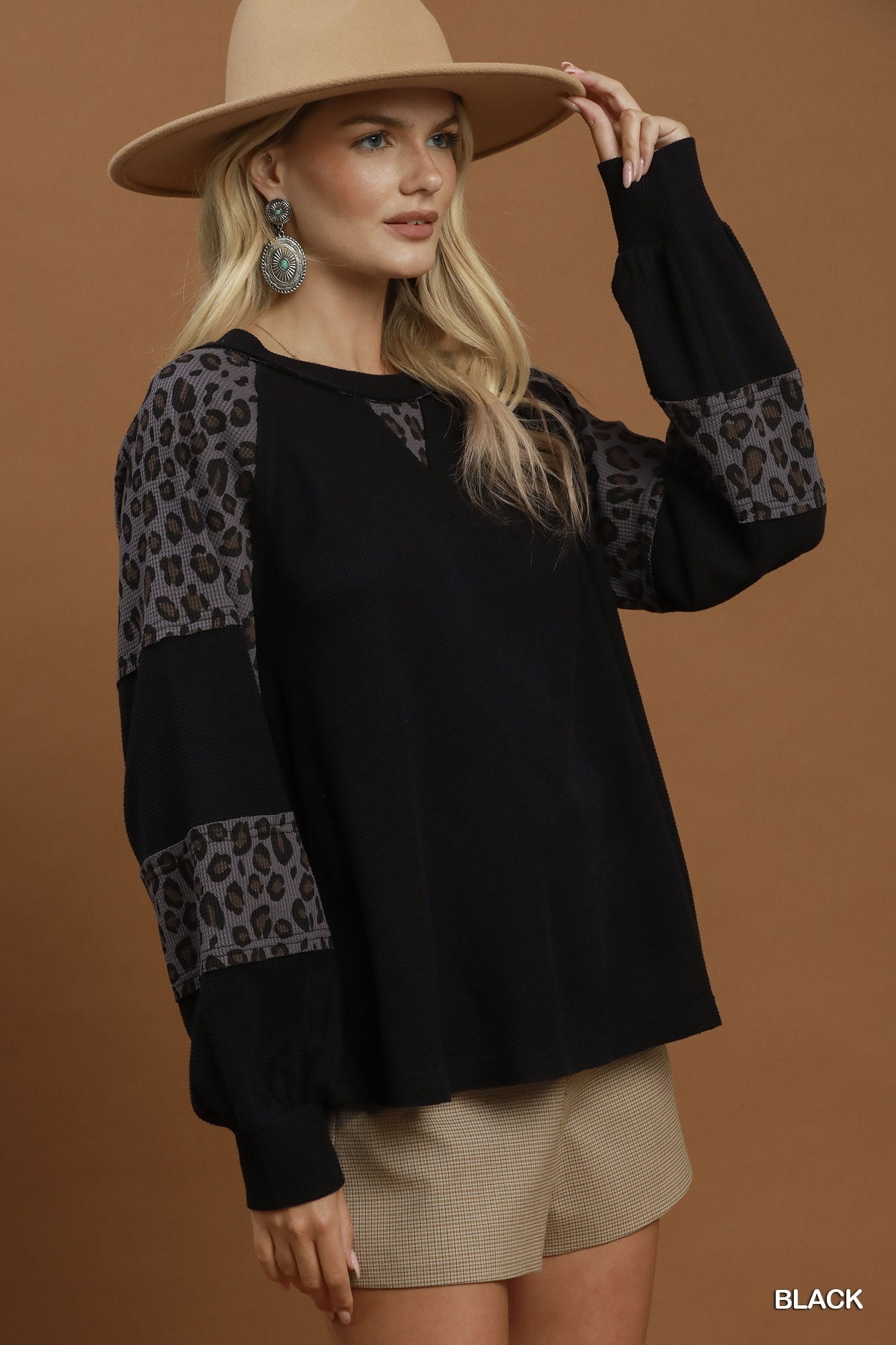 Umgee Leopard Mix Thermal Top