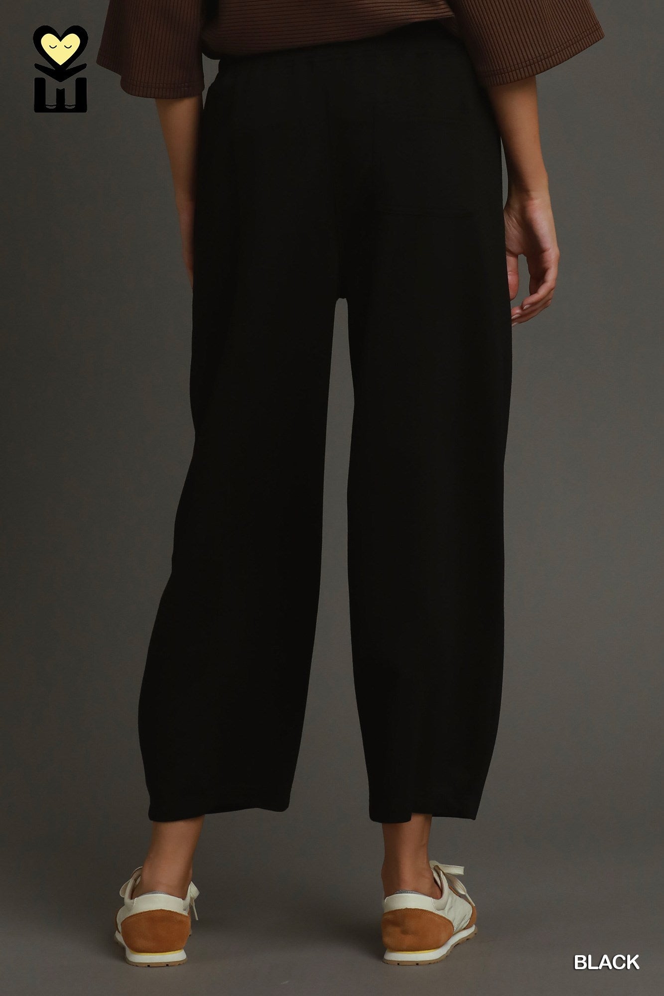 MOHMe by Umgee LUXEKNIT Elastic Waist Barrel Pants