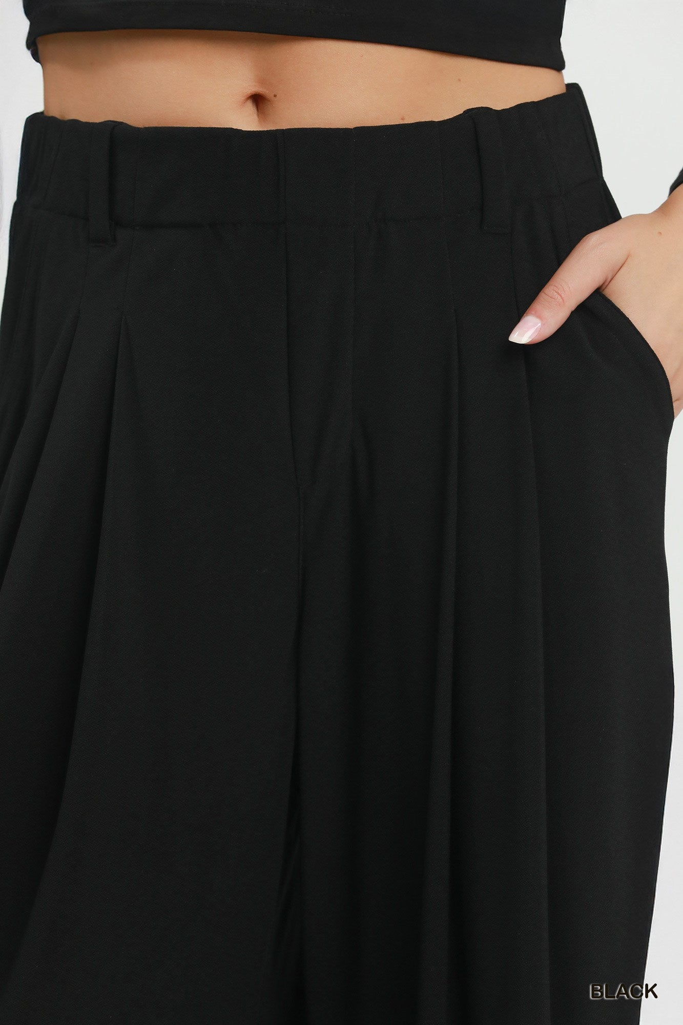 Umgee High Waist Wide Leg Pants
