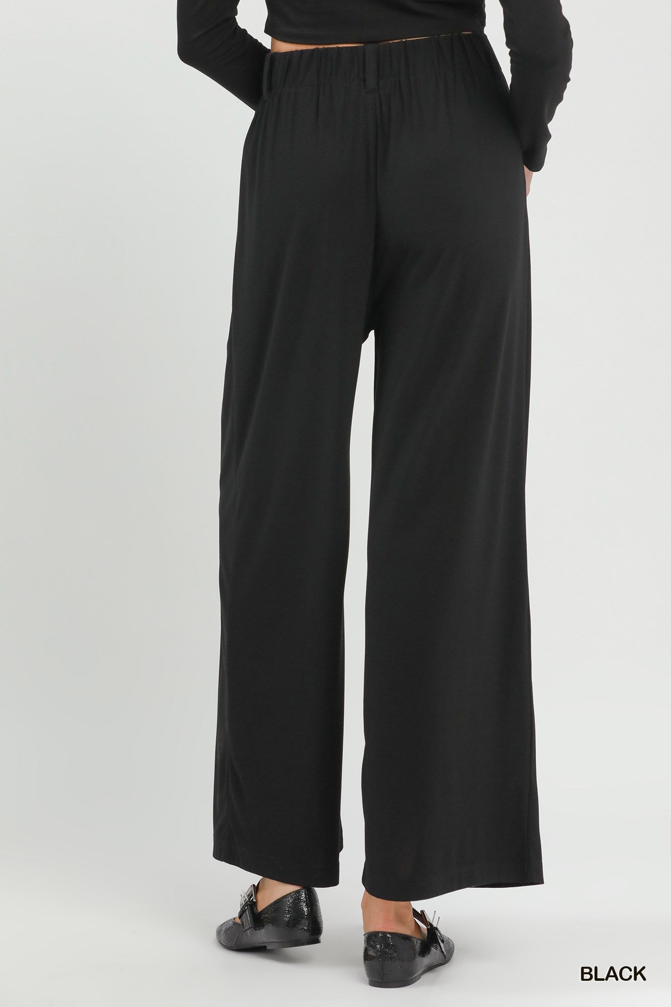 Umgee High Waist Wide Leg Pants