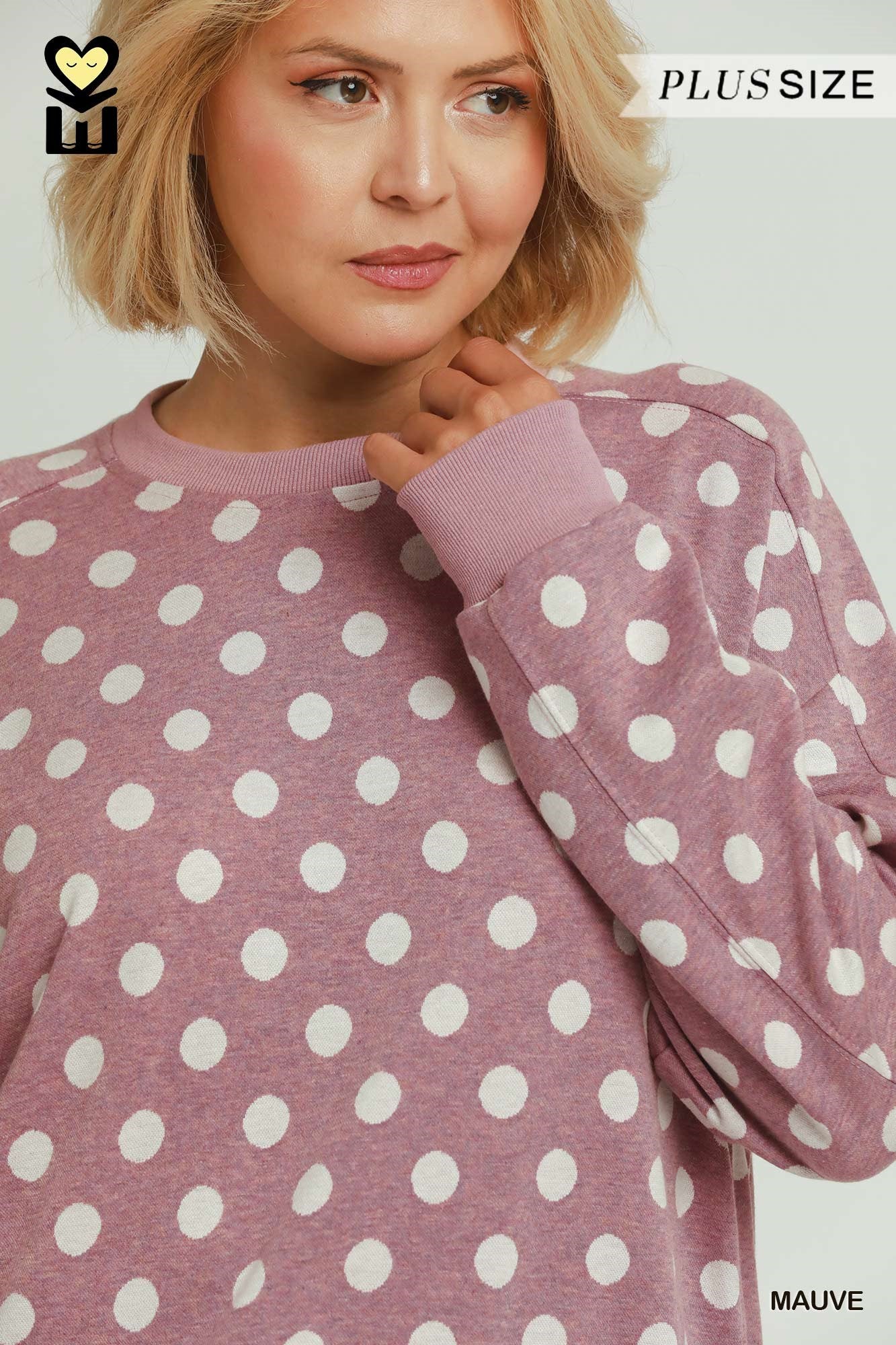 MOHMe by Umgee Polka Dot Pullover