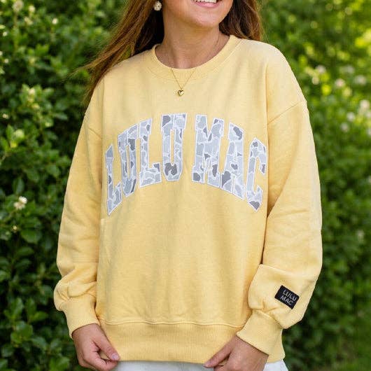 Lulu Mac Camo Logo in Butter
