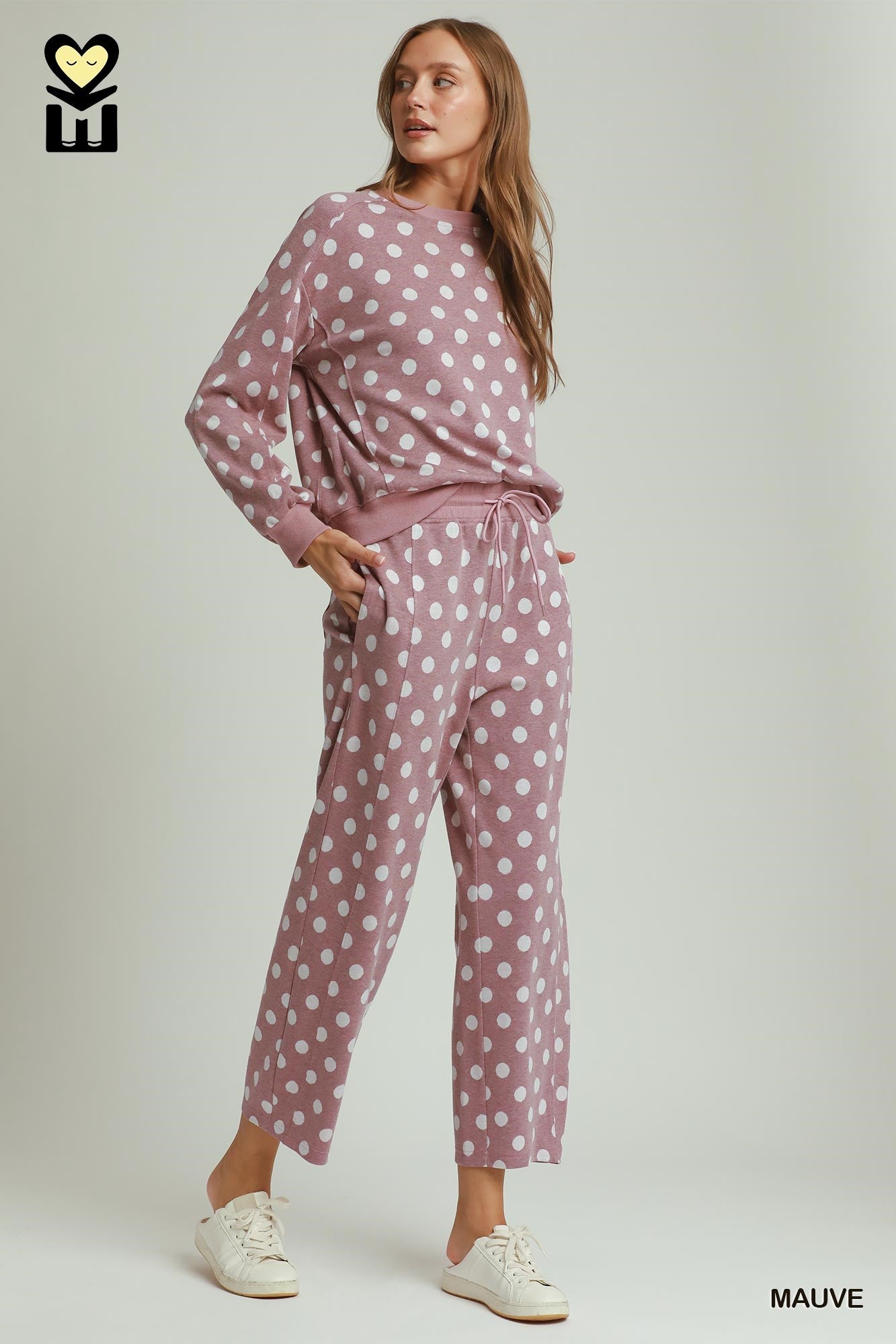MOHMe by Umgee Polka Dot Pullover