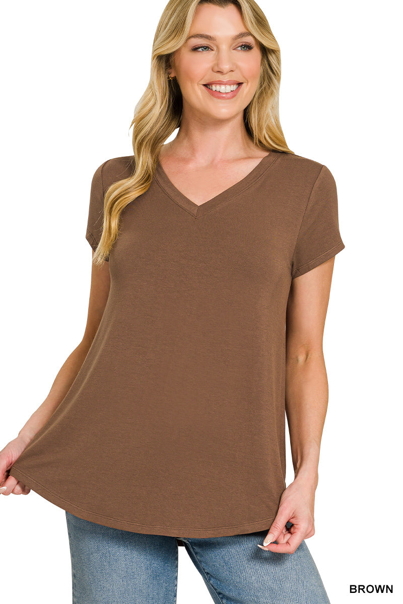 Zenana Every Day V neck T-Shirt