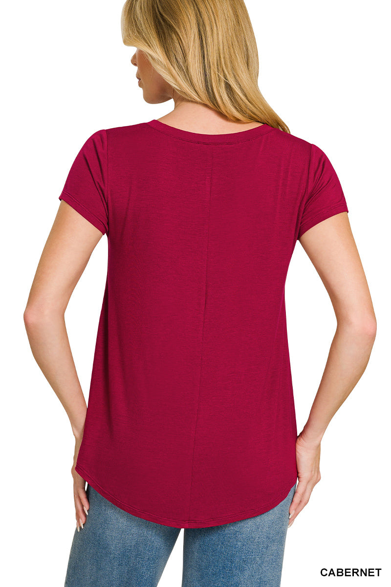 Zenana Every Day V neck T-Shirt
