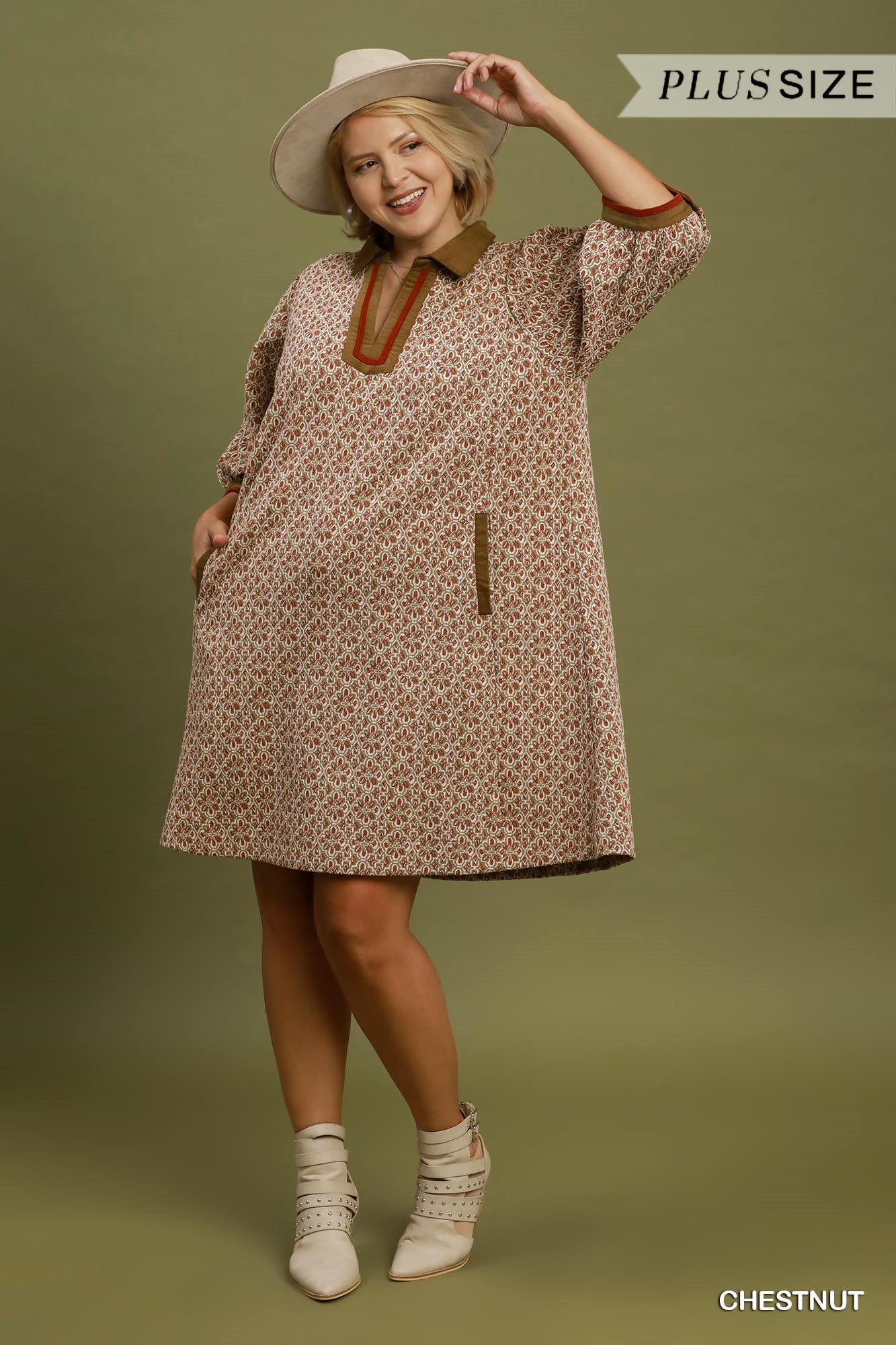 Umgee Jacquard Dress