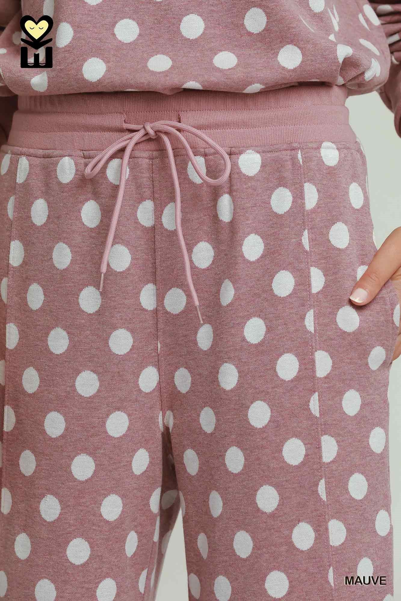 MOHMe by Umgee Polka Dot Barrell Pants