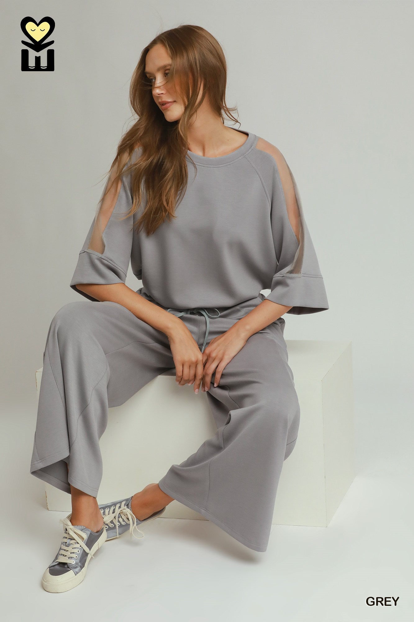 MOHMe by Umgee Selext Luxeknit Wide Leg Lounge Pants