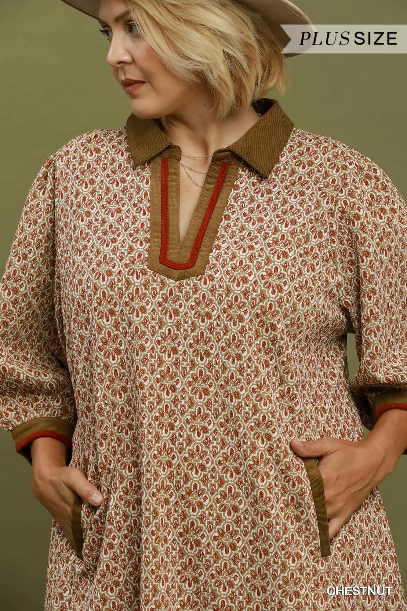 Umgee Jacquard Dress