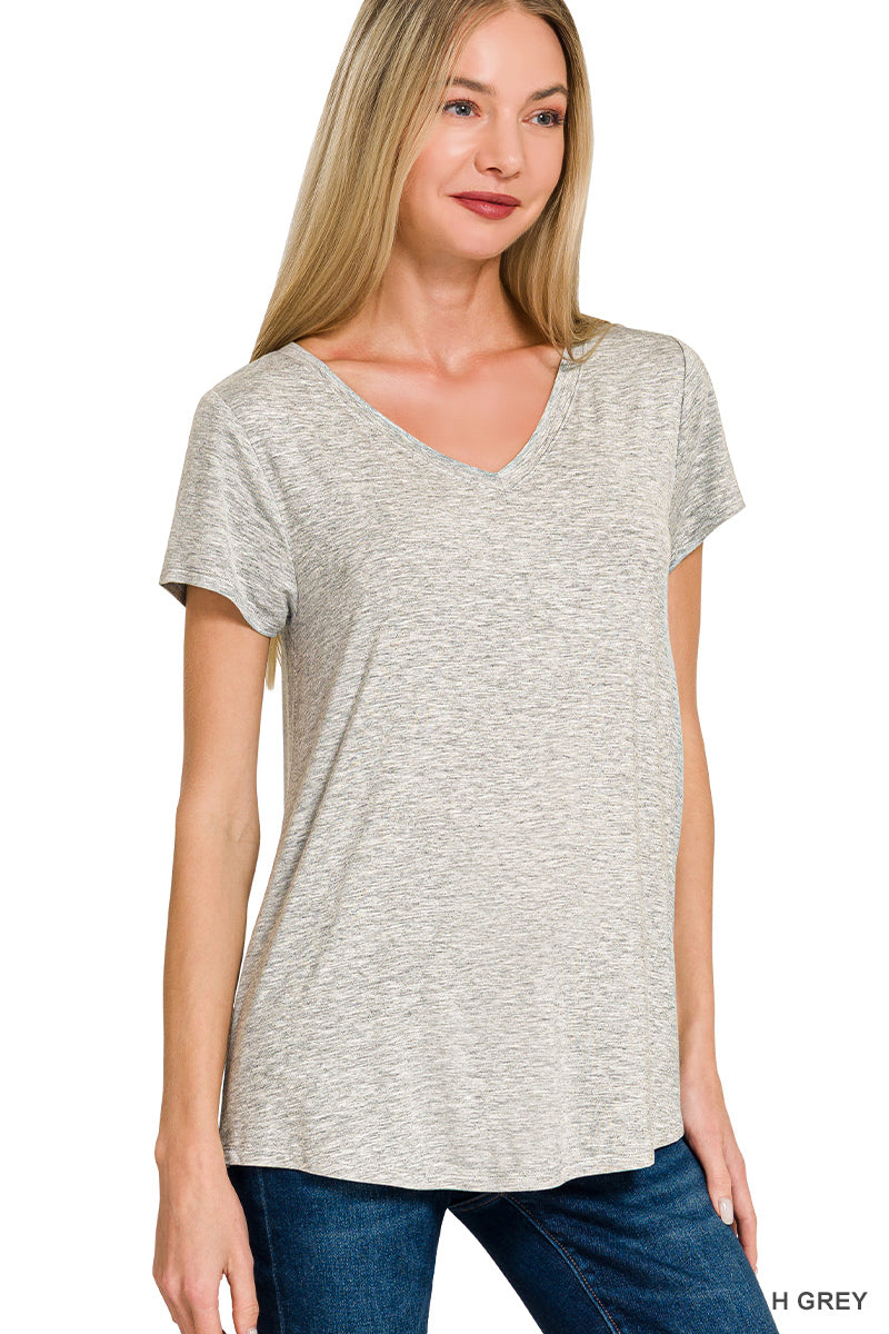 Zenana Every Day V neck T-Shirt