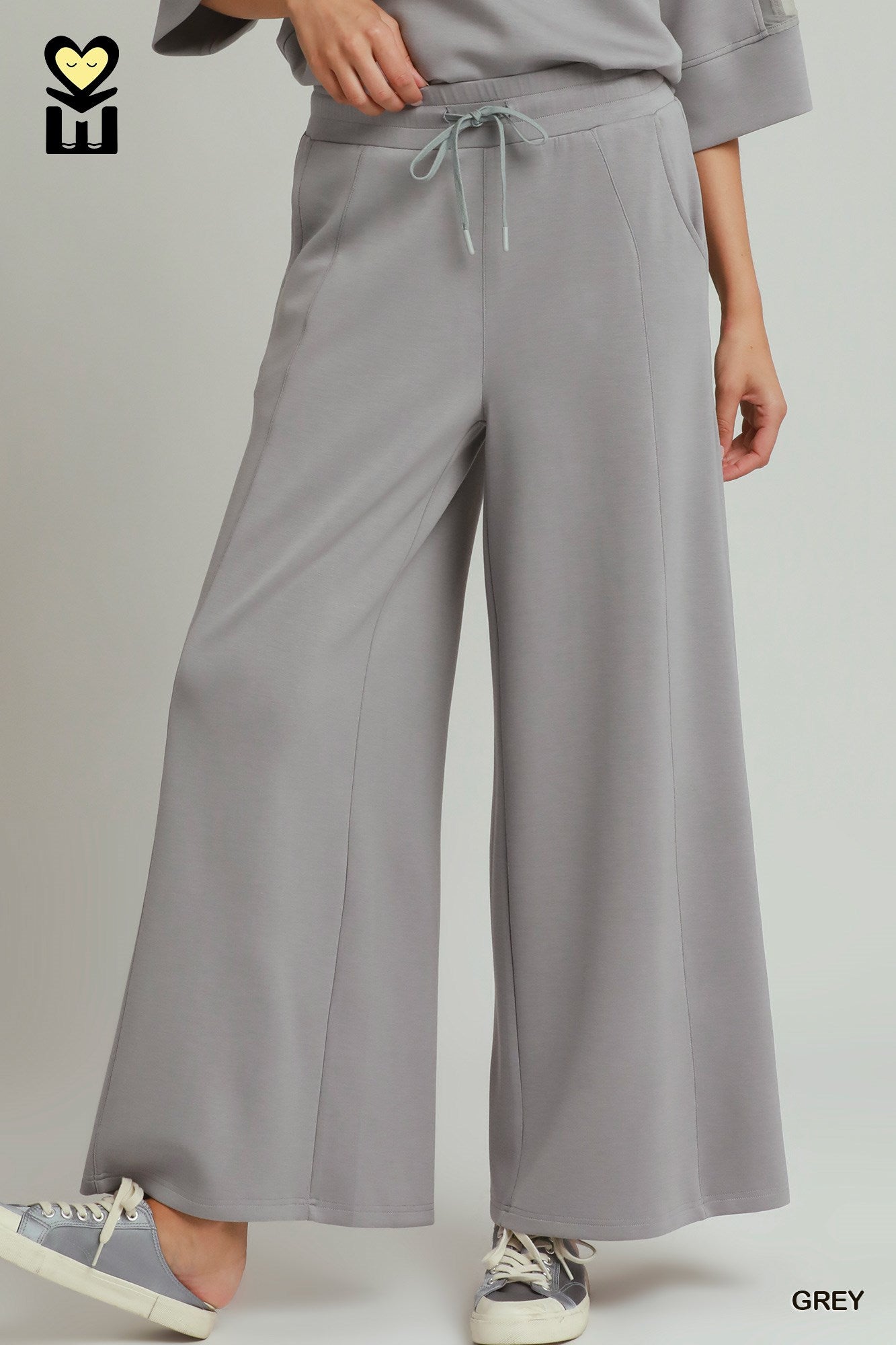 MOHMe by Umgee Selext Luxeknit Wide Leg Lounge Pants