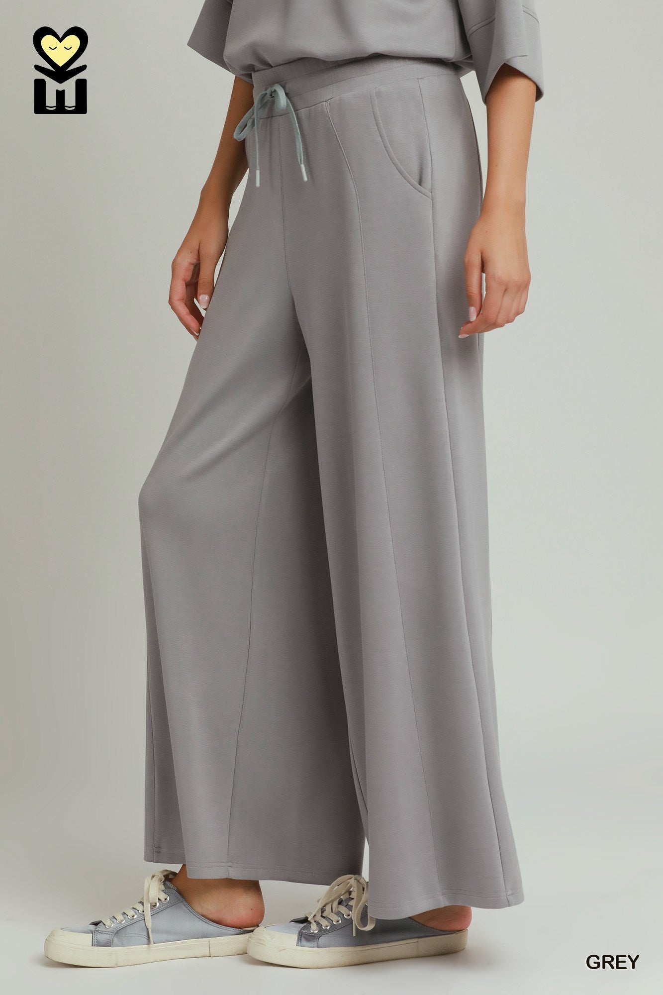 MOHMe by Umgee Selext Luxeknit Wide Leg Lounge Pants