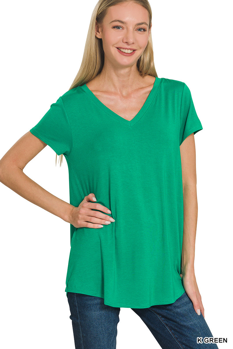 Zenana Every Day V neck T-Shirt