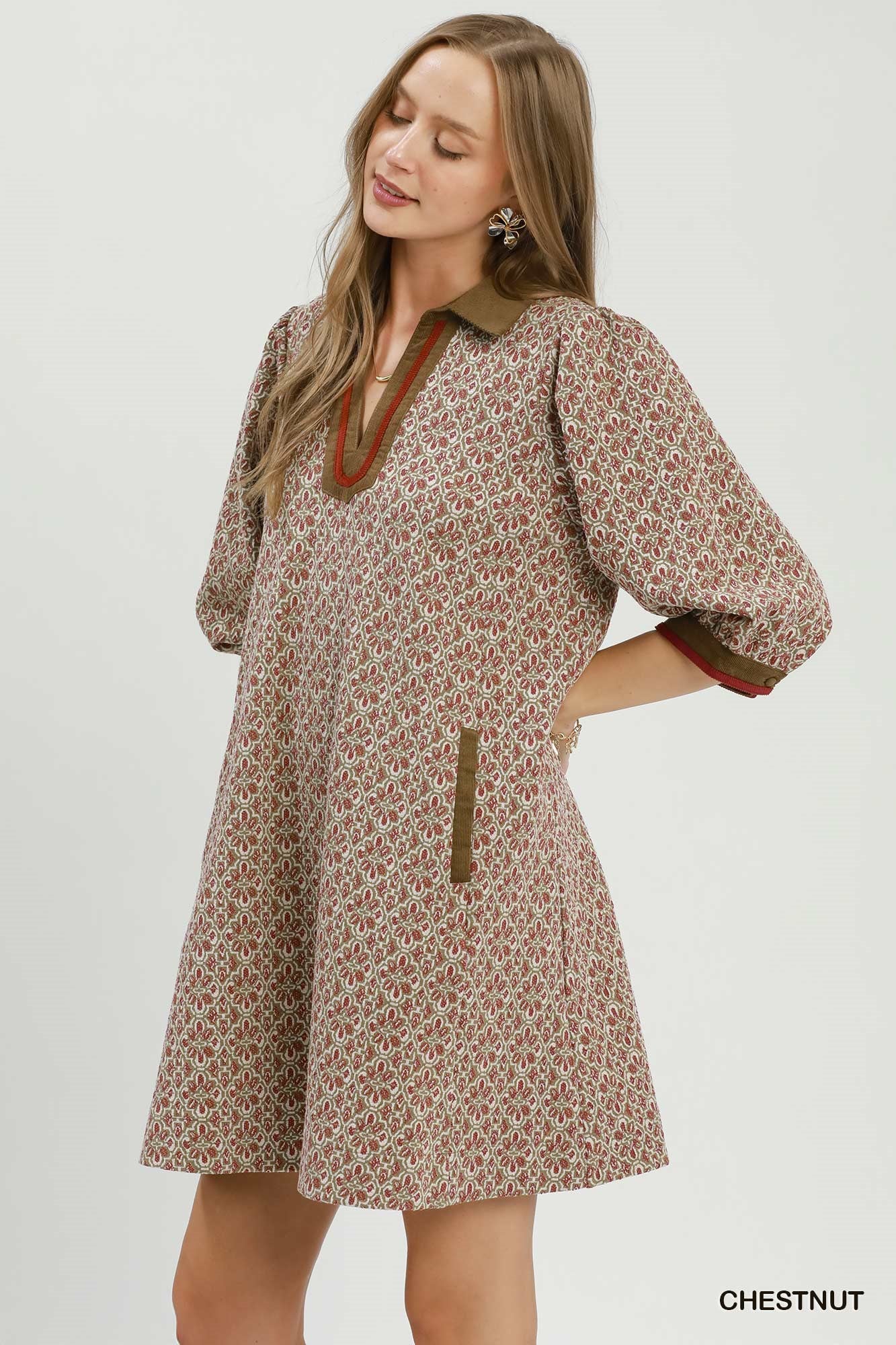 Umgee Jacquard Dress