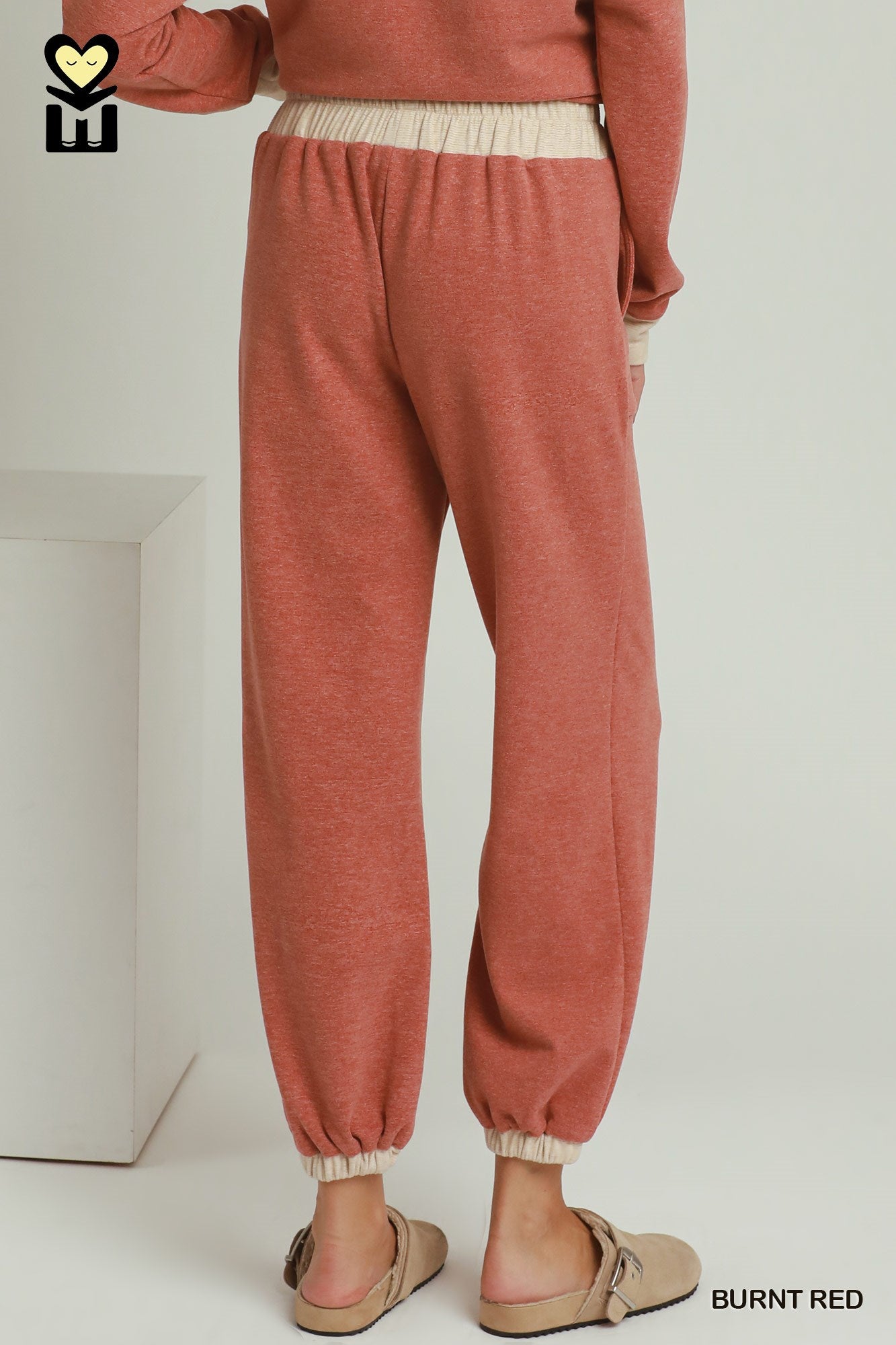 MOHMe by Umgee DreamPlush Fleece Contrast Jogger