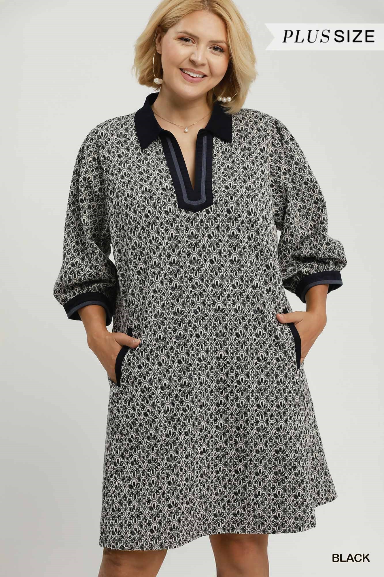 Umgee Jacquard Dress