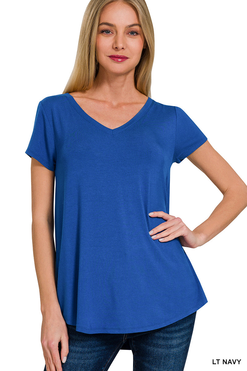 Zenana Every Day V neck T-Shirt