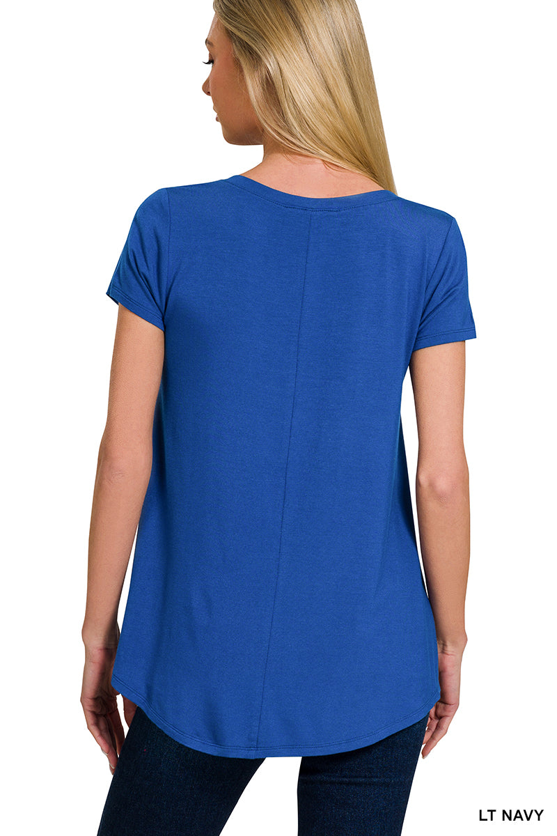 Zenana Every Day V neck T-Shirt