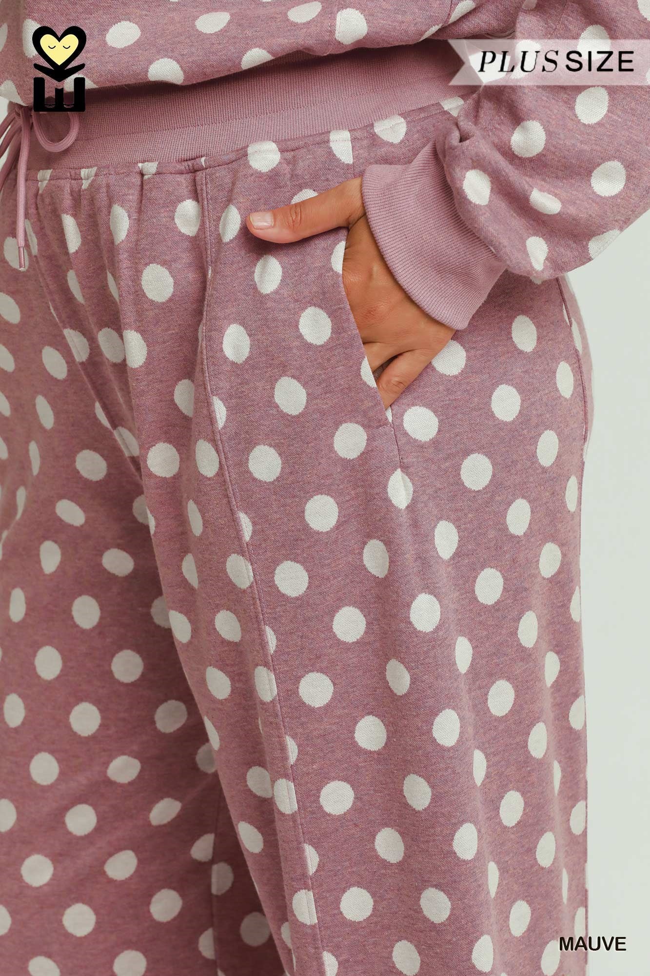 MOHMe by Umgee Polka Dot Barrell Pants