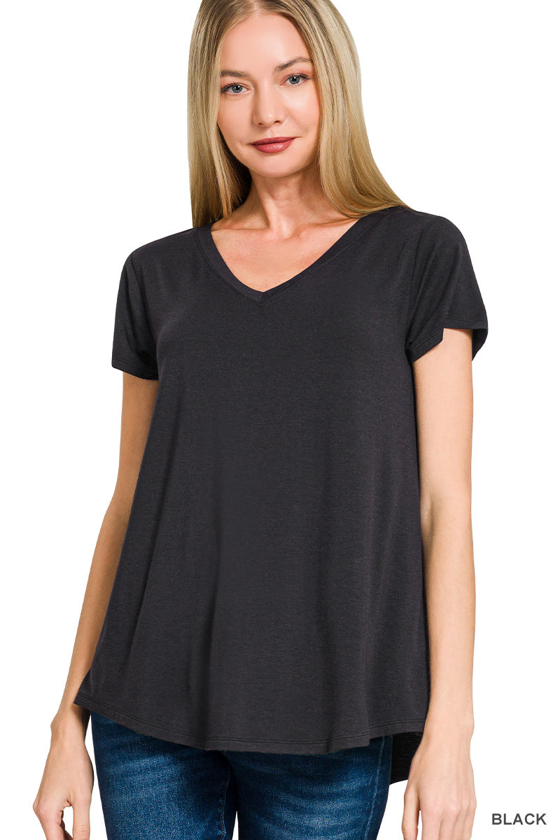 Zenana Every Day V neck T-Shirt