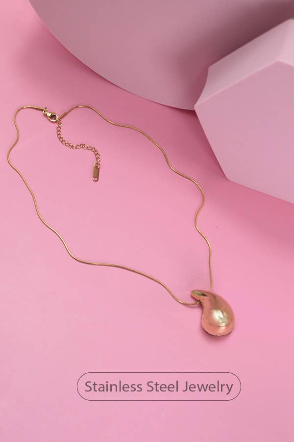 STAINLESS STEEL WATERPROOF TARNISH FREE NECKLACE | 40NK319