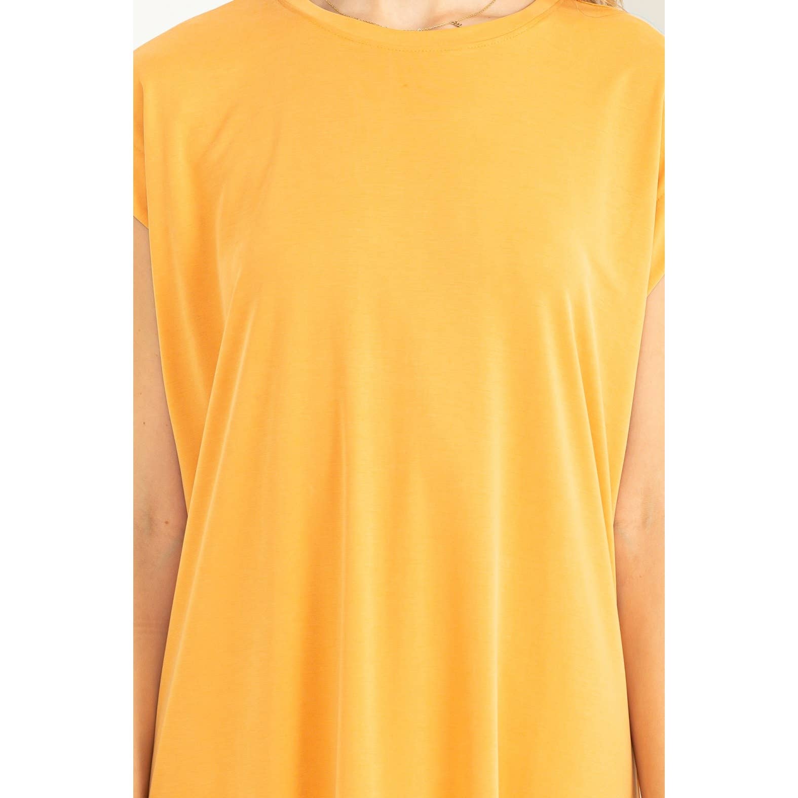 Lazy Day Dolman Short Sleeves Midi Dress